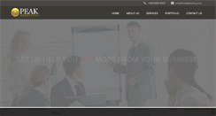 Desktop Screenshot of peakmarketing.com